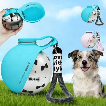 Portable Pet Travel Water Bottle & Bowl