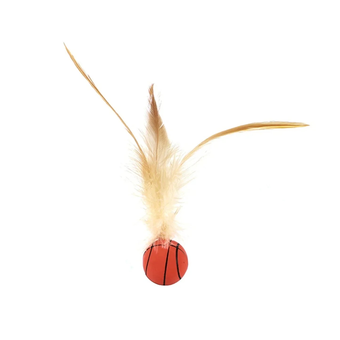 Interactive Feather Motion Cat Toy Ball