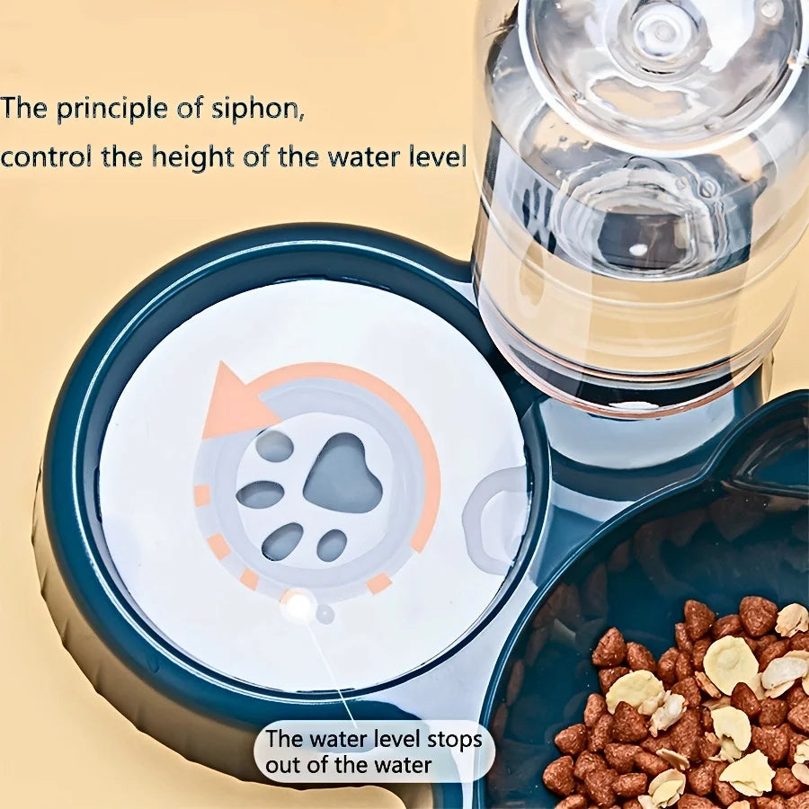 3-in-1 Ergonomic Cat Feeding Station