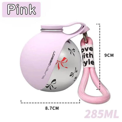 Portable Pet Travel Water Bottle & Bowl