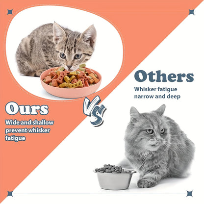 Whisker Relief Cat Bowls (4-Pack)