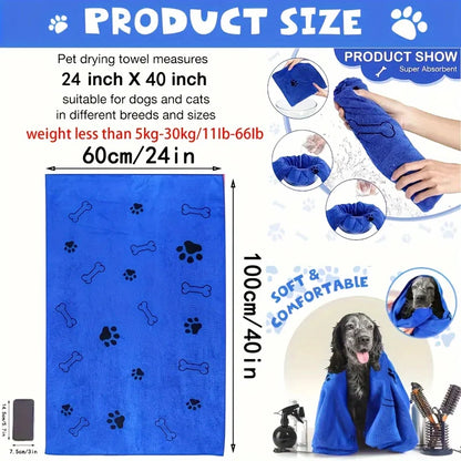 Super-Absorbent Microfiber Pet Towel
