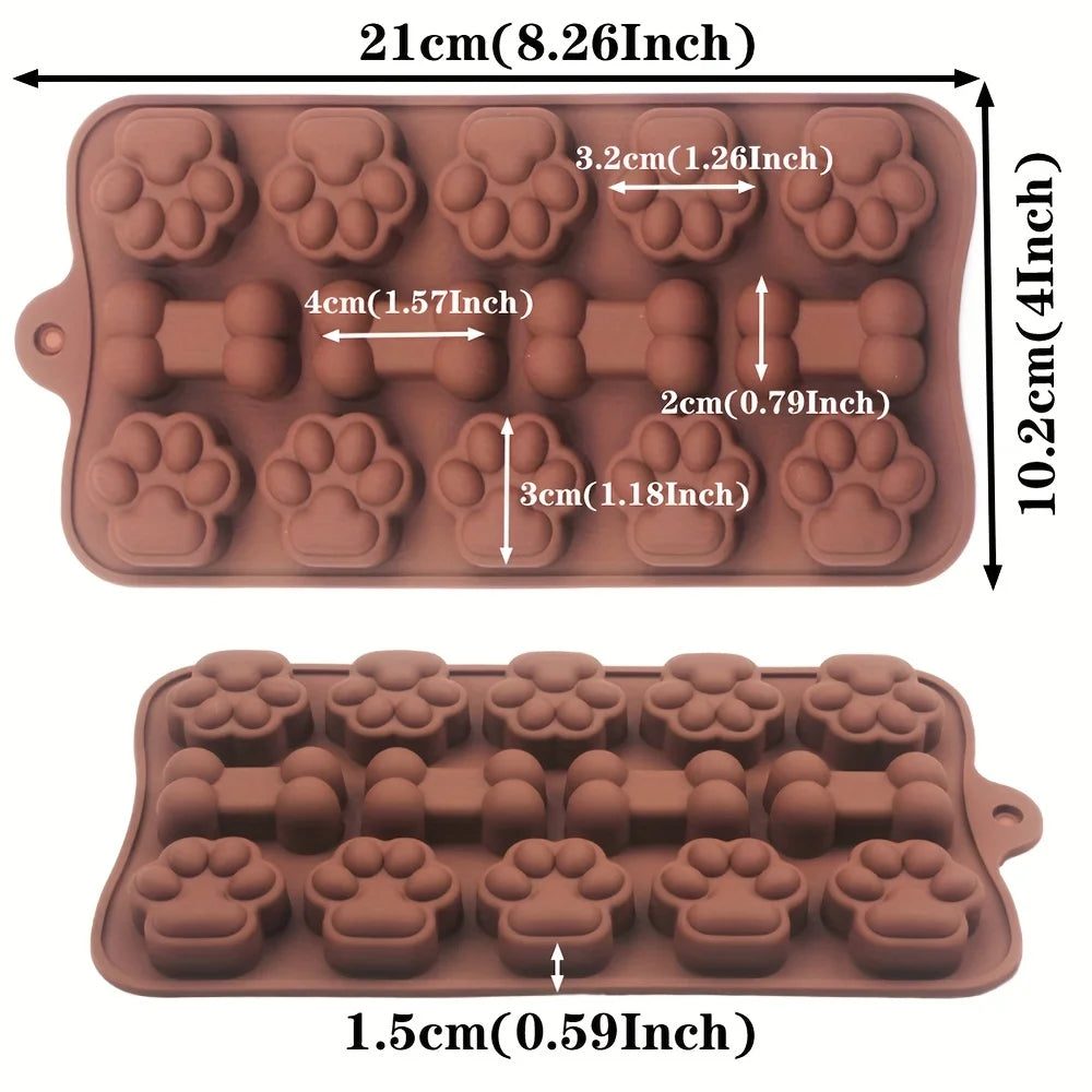Paw & Bone Silicone Dog Treat Mold