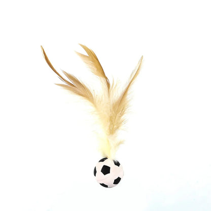 Interactive Feather Motion Cat Toy Ball
