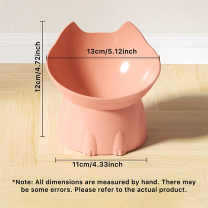 Tilted Elevated Cat Bowl