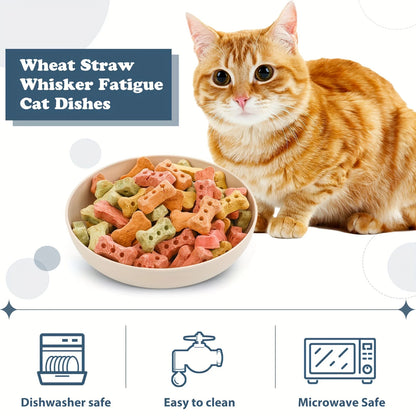 Whisker Relief Cat Bowls (4-Pack)