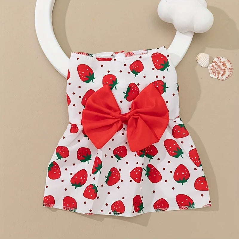 Floral Sleeveless Pet Dress