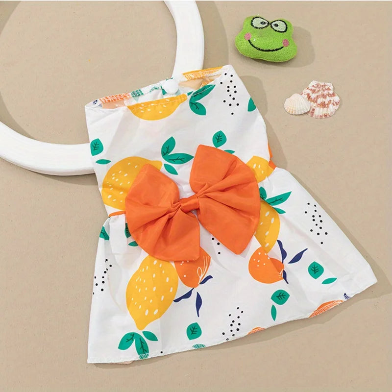 Floral Sleeveless Pet Dress