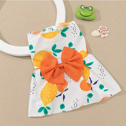 Floral Sleeveless Pet Dress